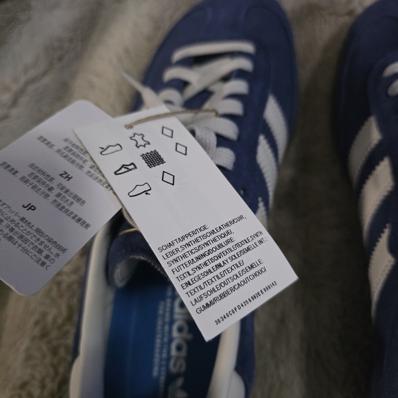 Adidas Womens Samba Sneakers In Blue and Grey,/ White Size 8.5  NWT - Picture 7 of 11